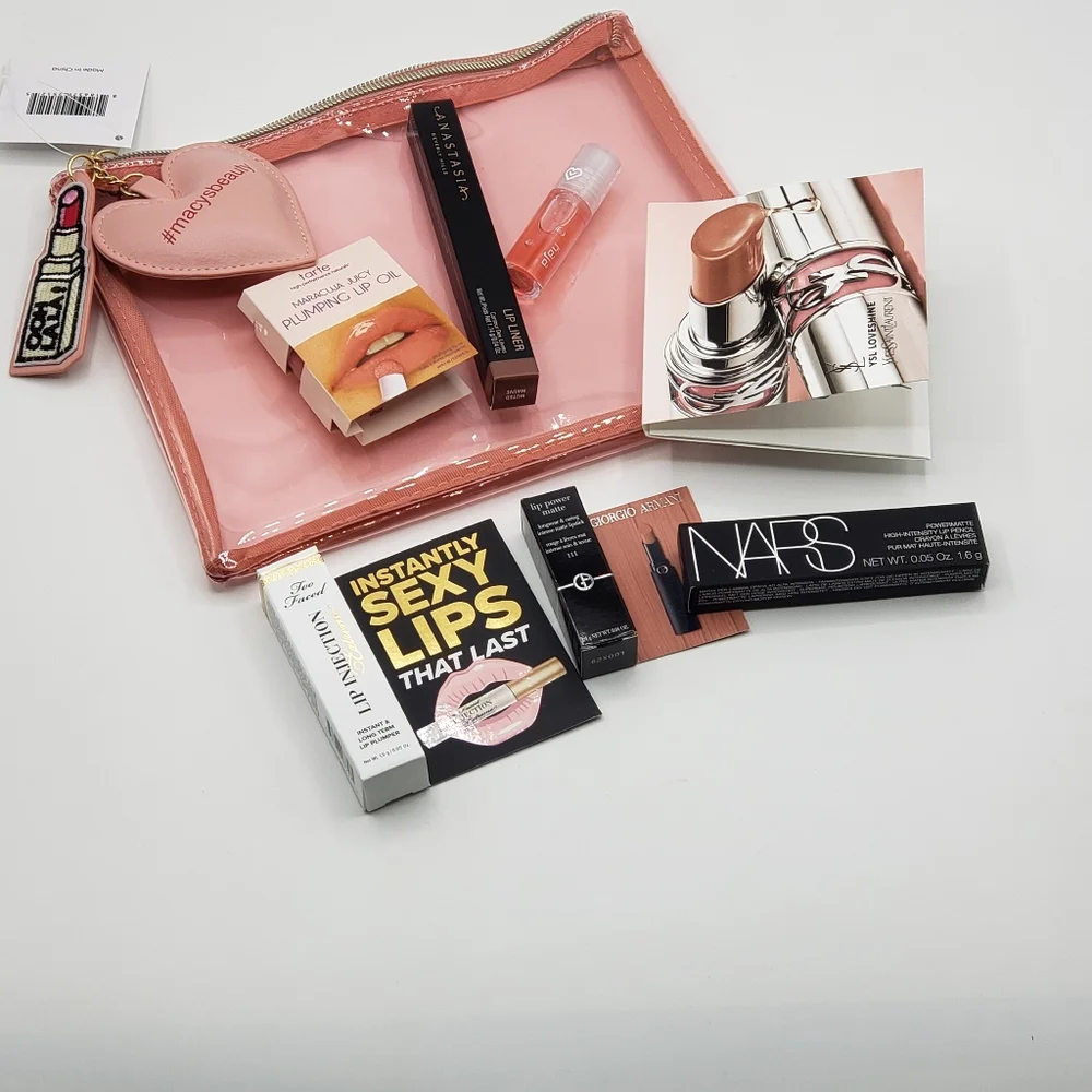 Charmed pouch Lip Samples